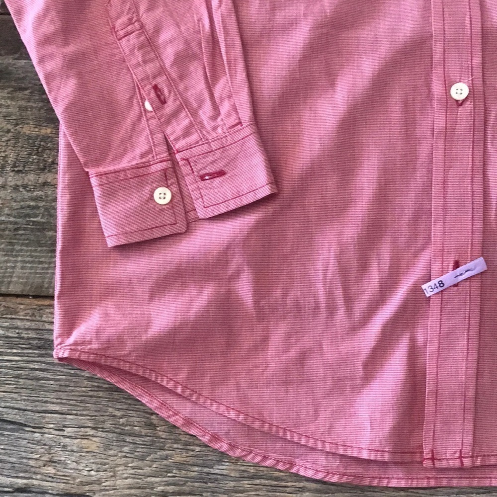 Gap Kids Mini-Check Oxford Button Down Shirt XXL - Picture 6 of 9